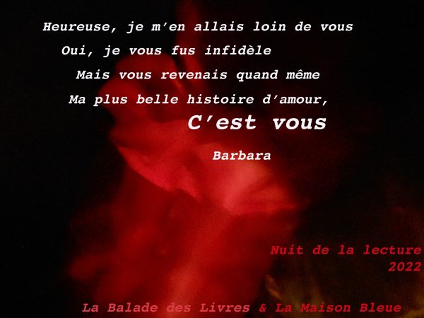 nuits de la lecture - la Balade des Livres