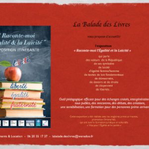 Raconte-moi l'égalité et la laïcité - exposition-La Balade des Livres